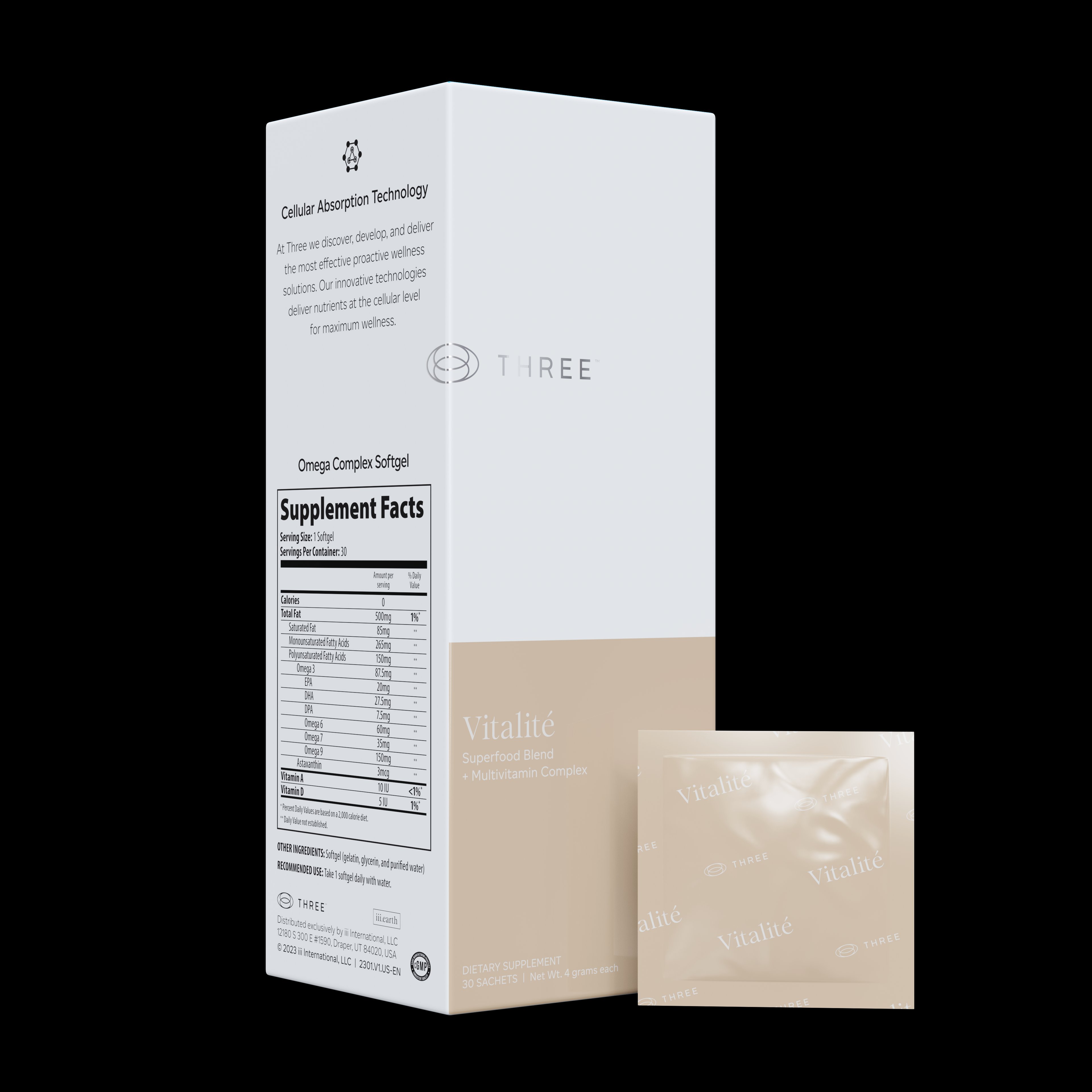 Vitalité Superfood Blend and Multivitamin Complex by THREE International